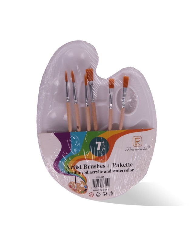 BLISTER PALETTE + 6 PINCEAU FA1140-2