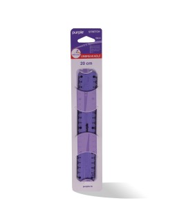 REGLE PLAT 20CM INCASS STRETCH PURPLE