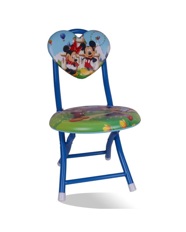 CHAISE PLIABLE METAL DISNEY TOP690-6 MICKEY BLEU