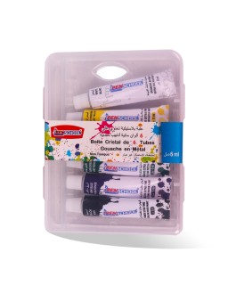 GOUACHE 6 COUL PENSCHOOL