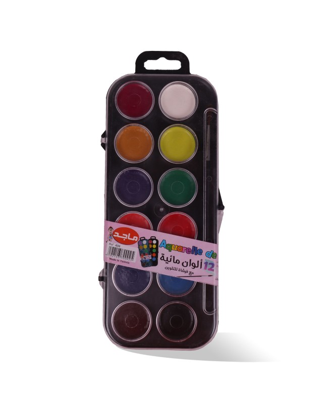 AQUARELLE DE 12 MAJED