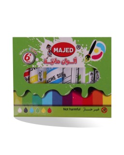 GOUACHE DE 6 COUL MAJED