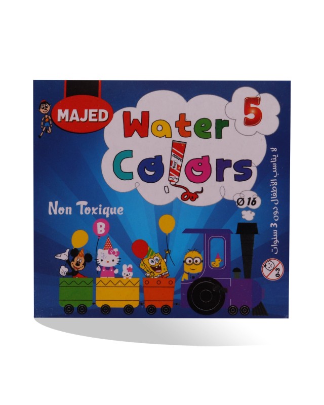 GOUACHE DE 5 COUL MAJED