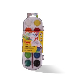AQUARELE 12 + PINCEAU JOVI