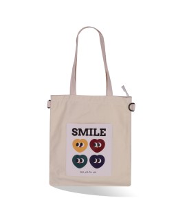 TOTE BAG DOUBLE TOP425-2 SMILE