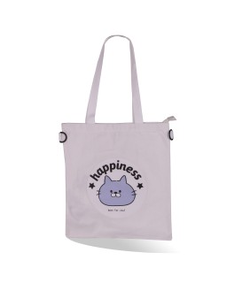 TOTE BAG DOUBLE TOP425-2 HAPPINESS