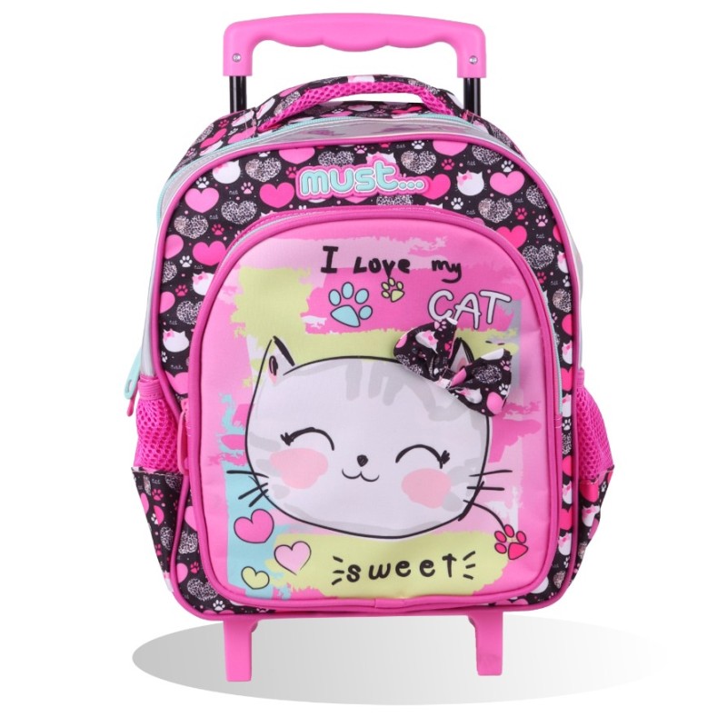 SAC A DOS ENFANT TROLLEY CUTE CAT MUST
