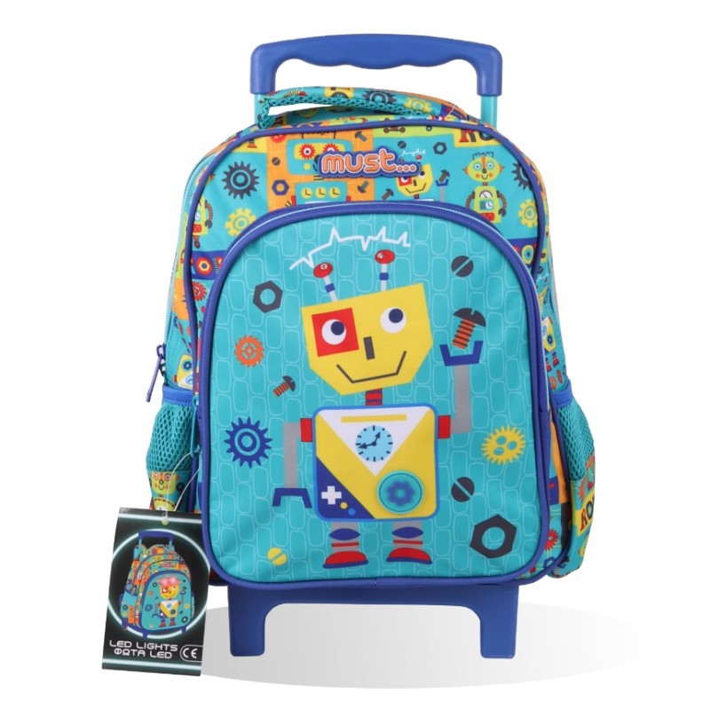 SAC A DOS ENFANT TROLLEY ROBOT MUST