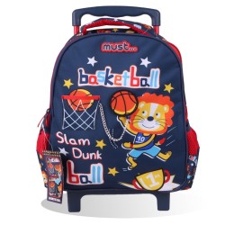 SAC A DOS ENFANT TROLLEY BASKETBALL MUST