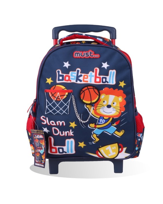 SAC A DOS ENFANT TROLLEY BASKETBALL MUST