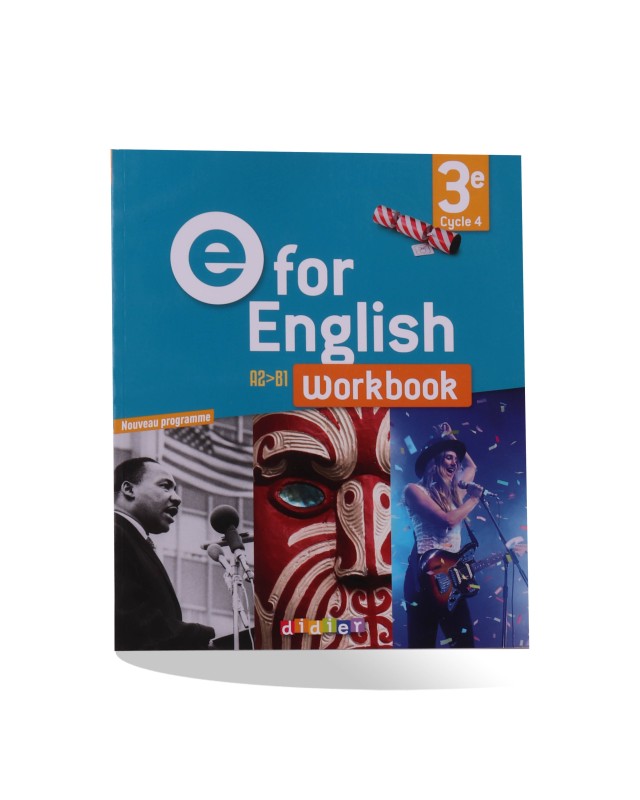 NEW E FOR ENGLISH WORKBOOK 3EME