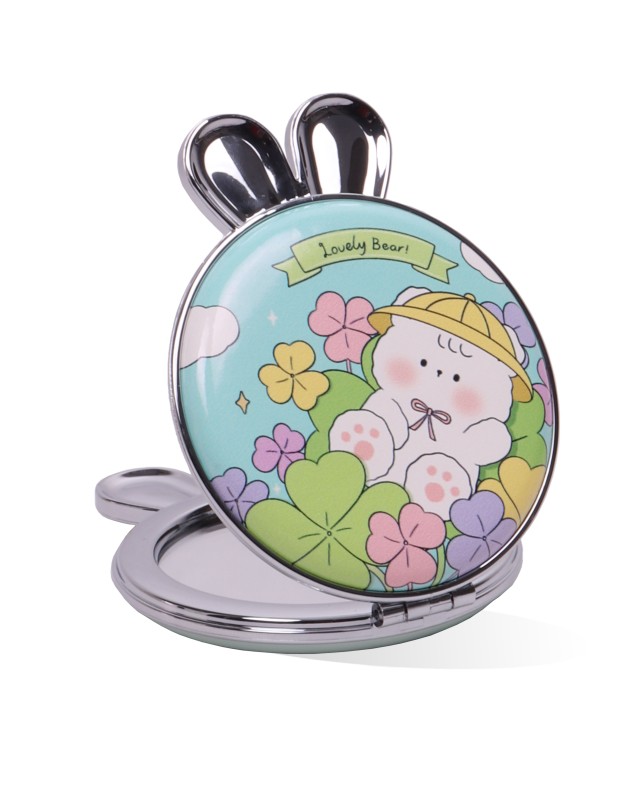 MIROIR DE POCHE LOVELY BEAR-LAPIN TOP425-6