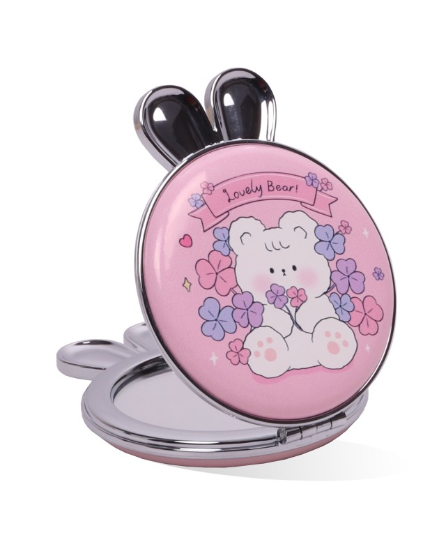 MIROIR DE POCHE LOVELY BEAR-LAPIN TOP425-6