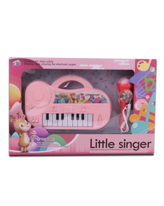 PIANO + MICRO LITTLE SINGER GIRL TOP660-42