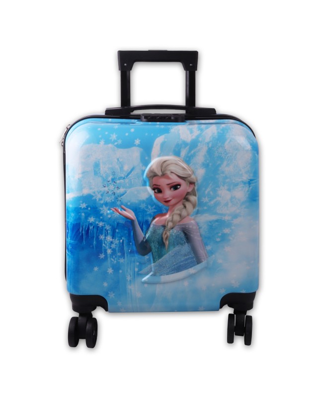 VALISE ENFANT CARRE DISNEY 3D 28 LITRES - ELZA BLEU