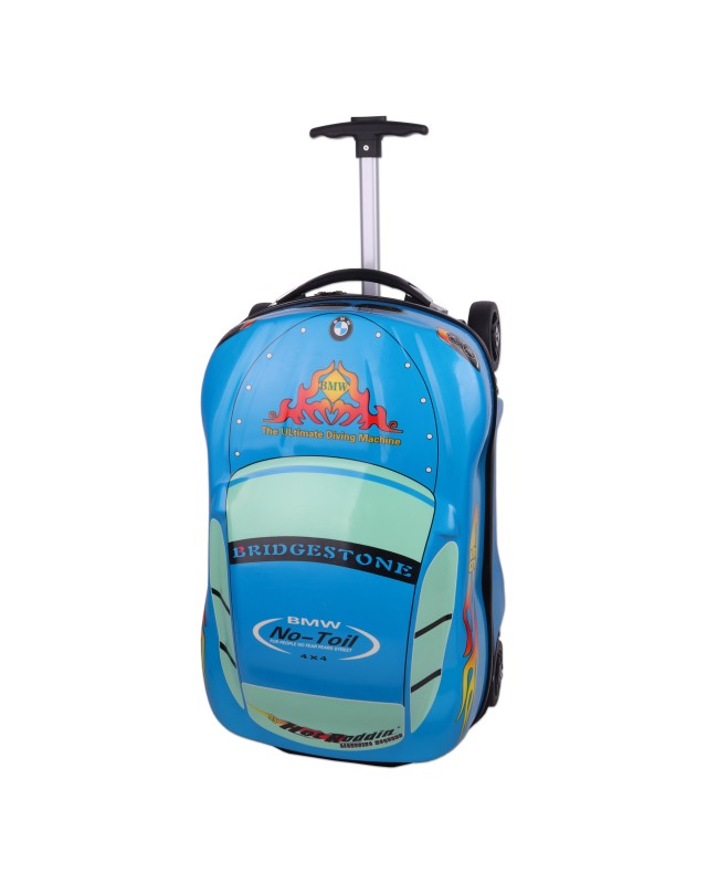 VALISE ENFANT CARS 30L - BLEU