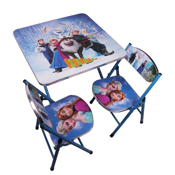 TABLE METAL+ 2 CHAISE  TOP690-8 ELZA