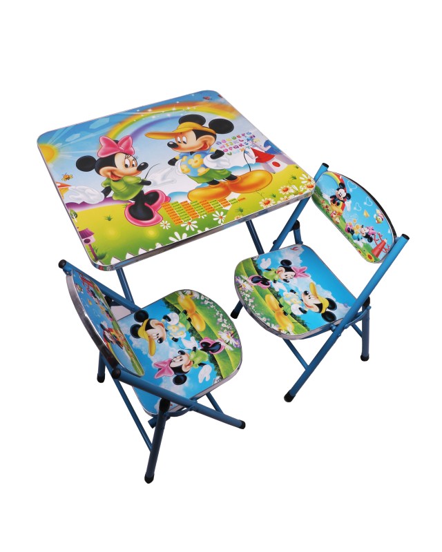 TABLE METAL+ 2 CHAISE  TOP690-8 MICKEY MINNIE