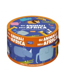PUZZLE ROND ANIMAUX AFRIQUE SASSI
