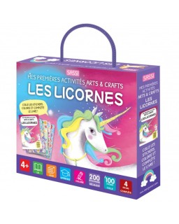 COFFRET AUTOCOLLANT LES LICORNES SASSI