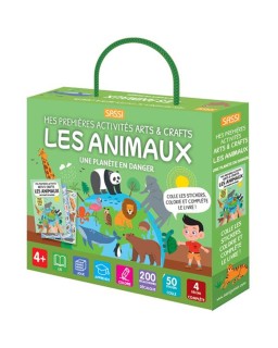 COFFRET AUTOCOLLANT LES ANIMAUX SASSI