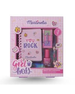 COFFRET NOTE BOOK+ BEAUTY SET MARTINELIA
