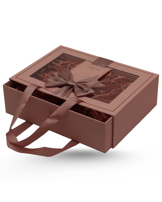 COFFRET CADEAU BEST WISHES BOX TRANSP T3