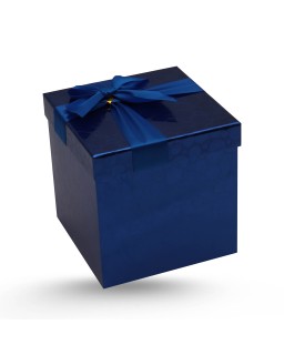 COFFRET CADEAU CARRE POINTI METALISE T2