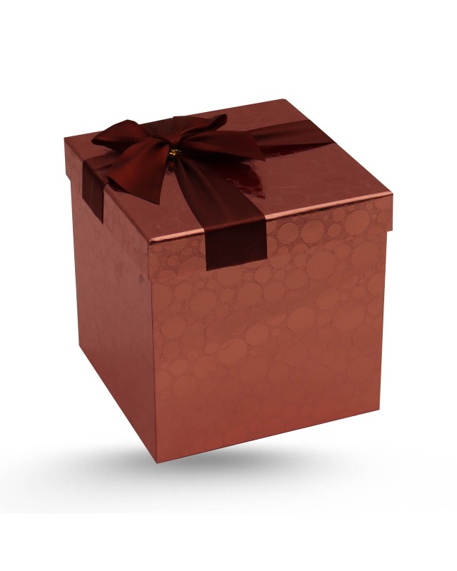 COFFRET CADEAU CARRE POINTI METALISE T1