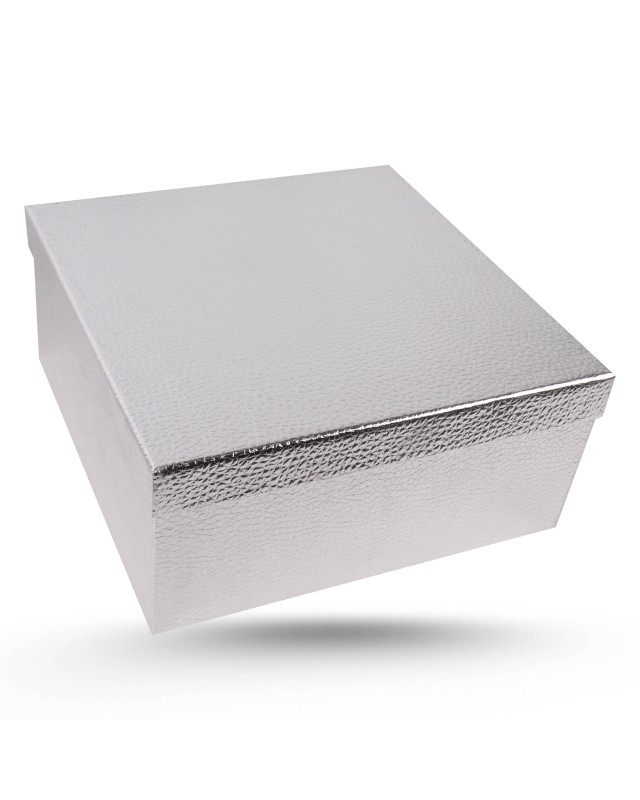 COFFRET CADEAU CARRE CROCO METALISE T1