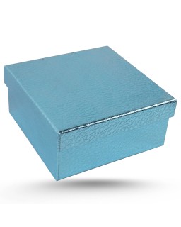 COFFRET CADEAU CARRE CROCO METALISE T4