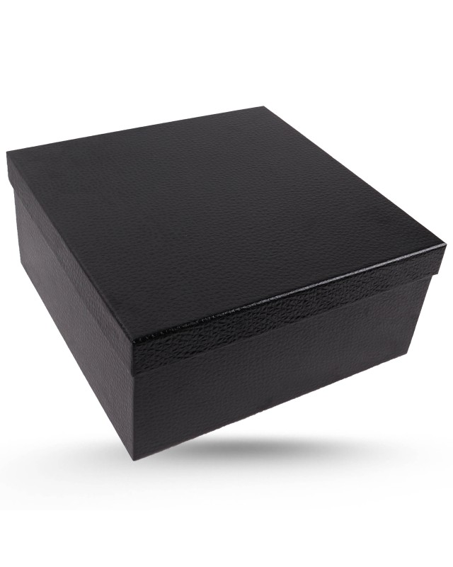 COFFRET CADEAU CARRE CROCO METALISE T3