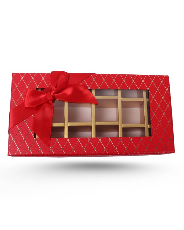 COFFRET CHOCOLAT RECTANGLE 18PCS