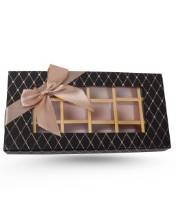 COFFRET CHOCOLAT RECTANGLE 18PCS