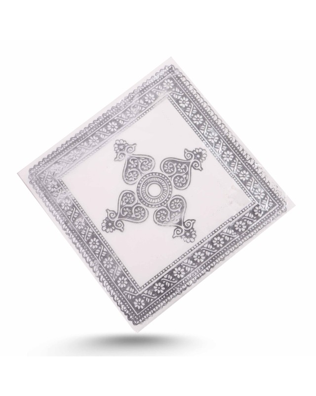 SERVIETTE ANNIVERSAIRE Argent 20PCS