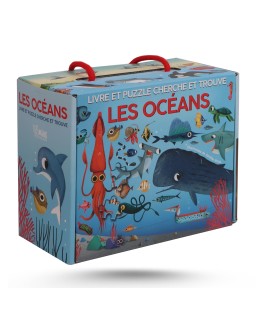 LIVRE ET PUZZLE CHERCHE ET TROUVE LES OCEANS