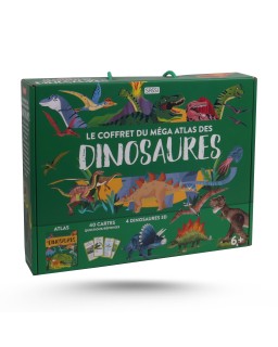LE COFFRET DU MEGA  ATLAS DINOAURES SASSI