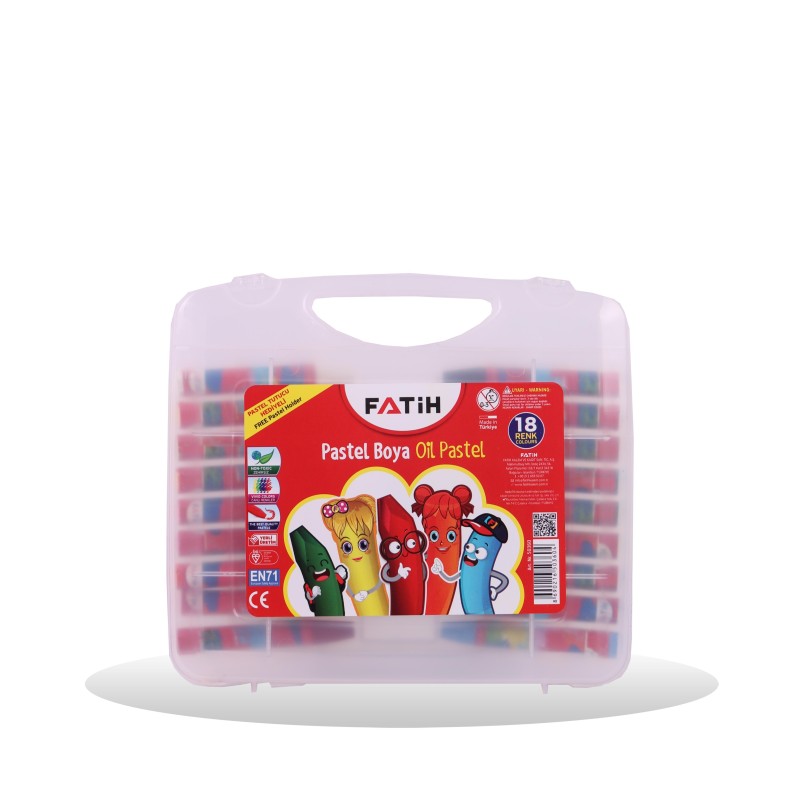 PASTEL A HUILE 18 PLASTIC FATIH