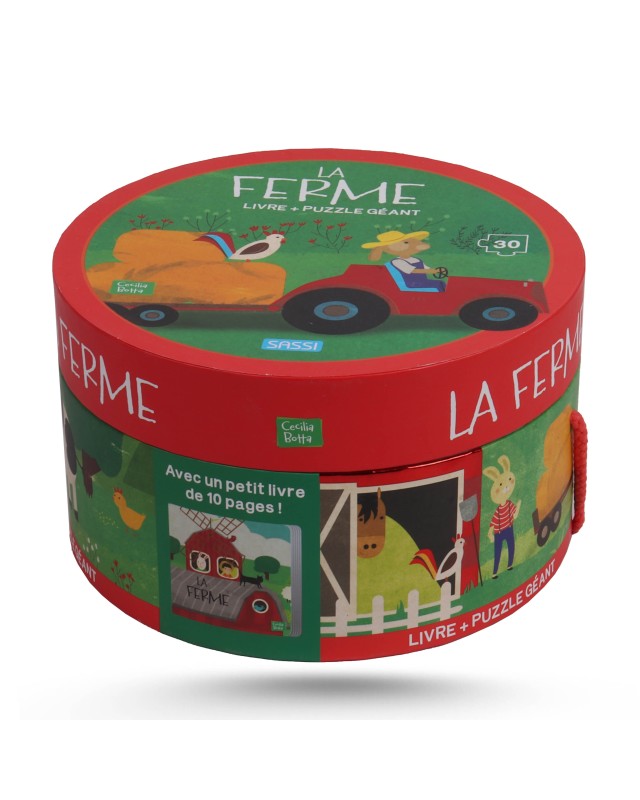 PUZZLE ROND LA FERME SASSI