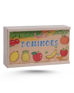 DOMINOS EDUCATIVE BOIS FA1050-2 فاكهة