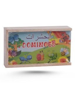 DOMINOS EDUCATIVE BOIS FA1050-2 الحشرات
