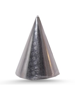 CHAPEAU ANNIVERSAIRE 6PCS ARGENT DORÉ