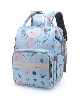 SAC MAMAN BABY BLEU CIEL TOP625-3
