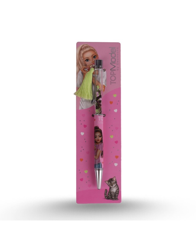 STYLO A BILLLE AVEC CONFETTIS TOP MODEL