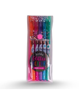 POCH DE 5 STYLO PAILLETE TOP MODEL