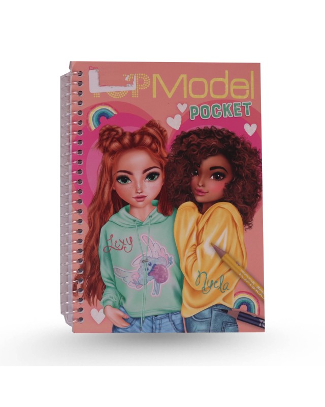 CARNET DE COLORIAGE TOP MODEL