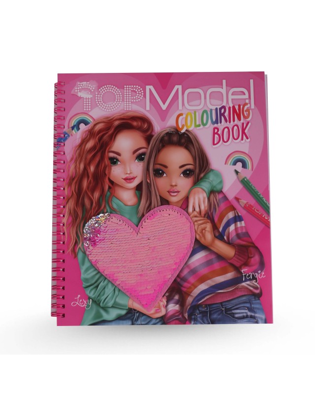 LIVRE DE COLORIAGE AVEC PAILLETTE