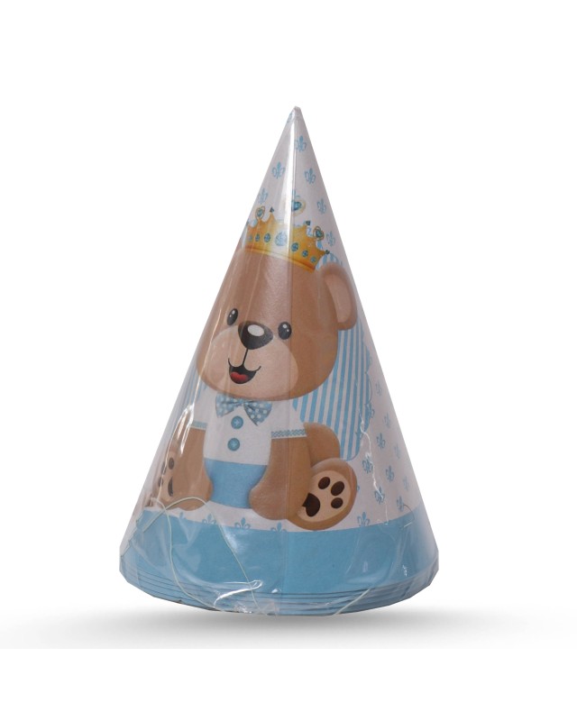 CHAPEAU THEME OURS BLEU