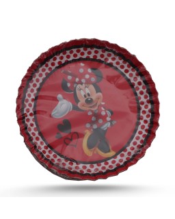 ASSIETTE THEME MINNIE ROUGE