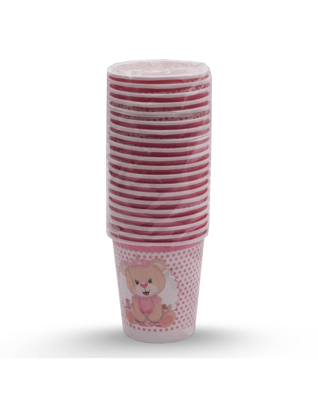 GOBELET THEME OURS ROSE